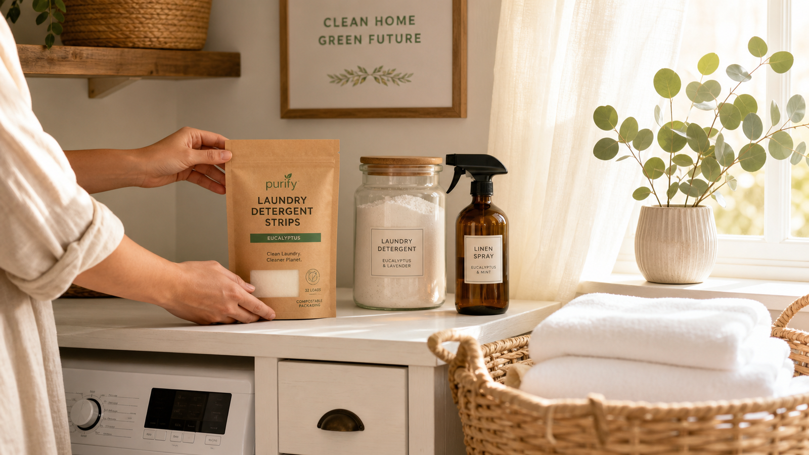 switching to eco friendly laundry detergent for a non toxic home
